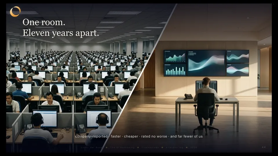 One room. Eleven years apart.